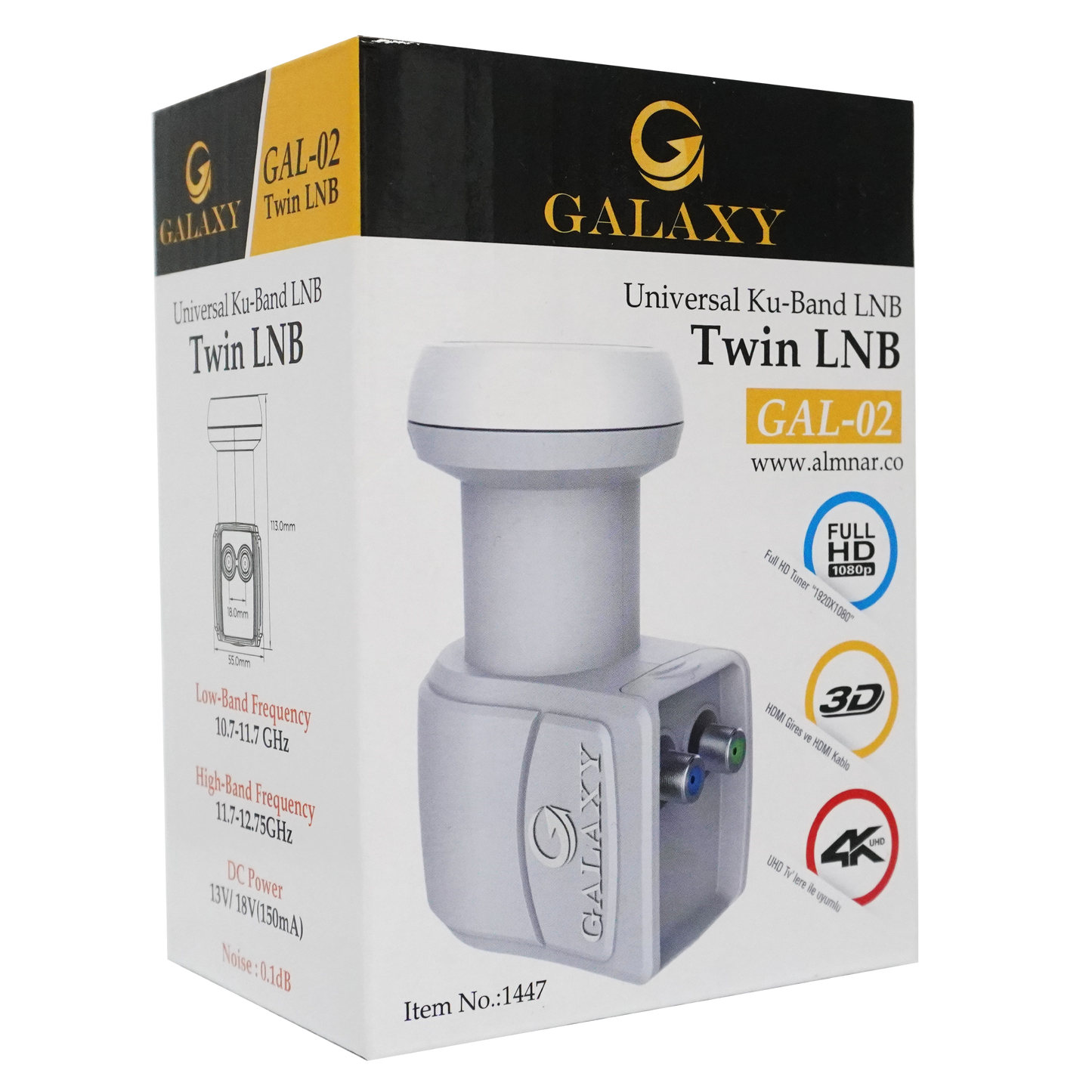LNB TWIN GALAXY (GAL-02)