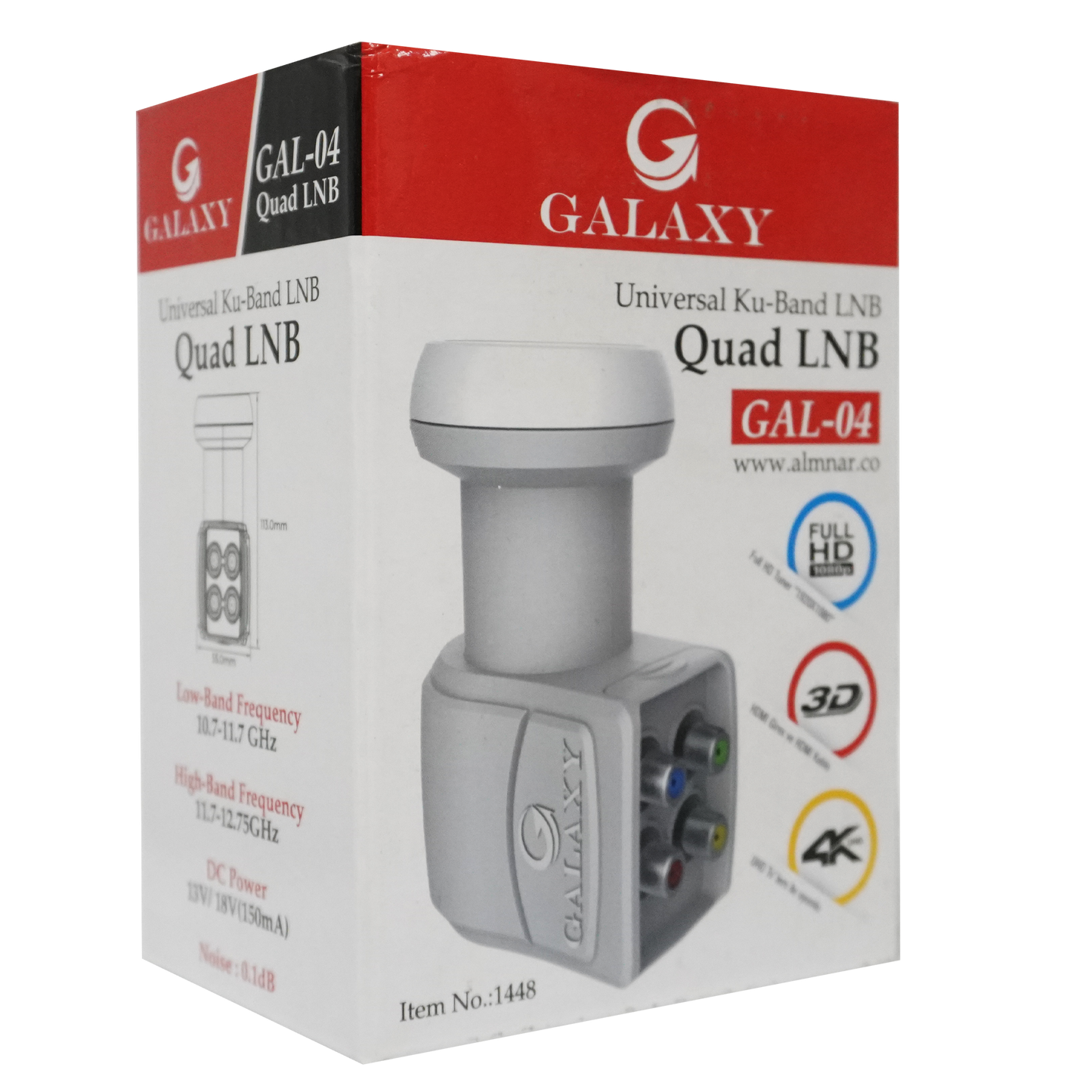 LNB QUAD GALAXY (GAL-04)