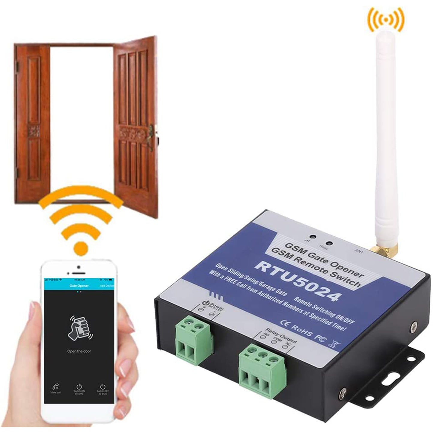 MOBILE PHONE OPEN DOOR