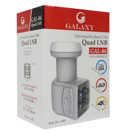 LNB QUAD GALAXY (GAL-04)