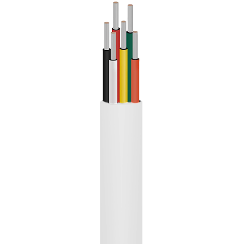 alarm cable 6 core color jackets White  200m
