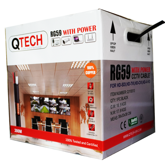 RG59 +2DC COPPER300 M Q TECH