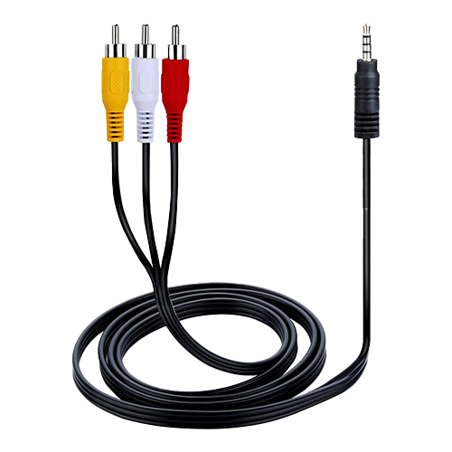 1.M Av 3.5 to 3RCA 50pcs/bag