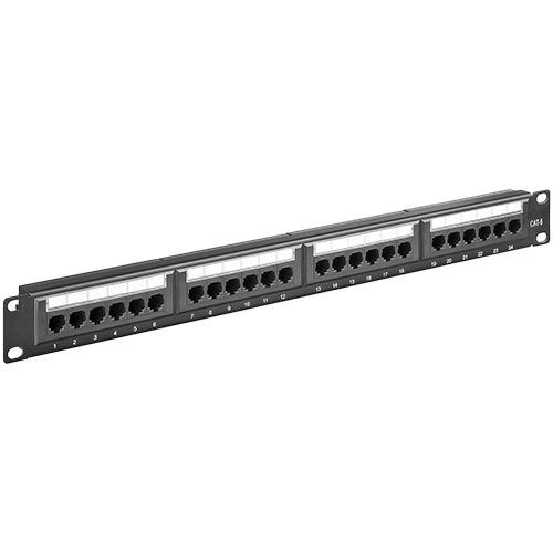 Cat6 UTP 24 port Patch Pane